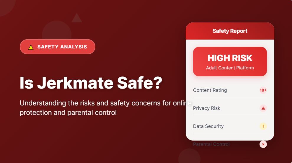 Is Jerkmate safe for your kids?